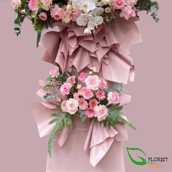 Elegant opening flowers in Saigon